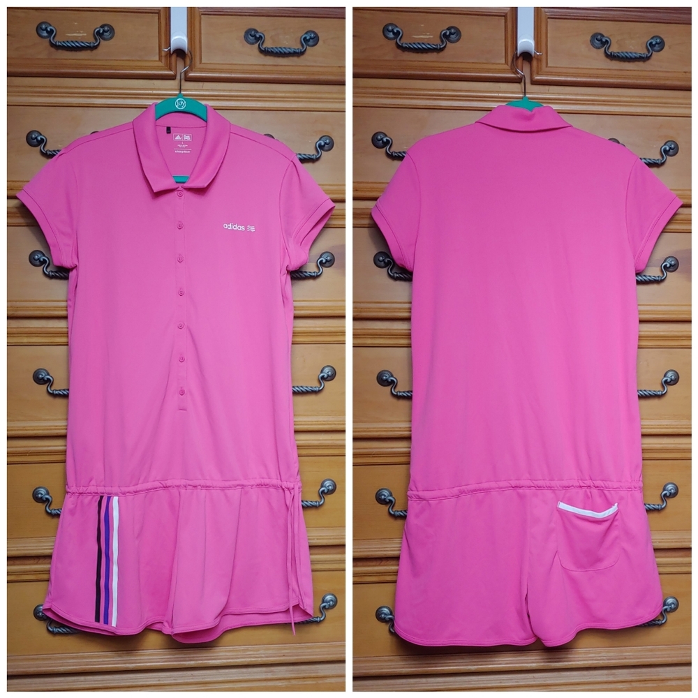 Adidas Golf Pink Performance Romper Short Sleeve